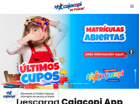 'cajacopi.com' screenshot