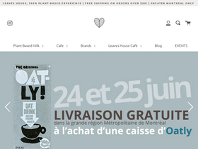 leaveshouse.com homepage screenshot
