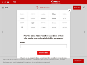 'josipovic.rs' screenshot