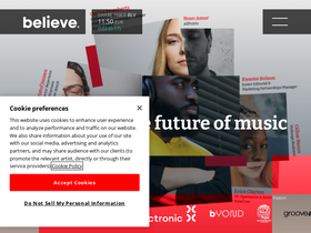 'bfan.link' screenshot