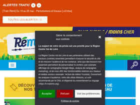 'remi-centrevaldeloire.fr' screenshot