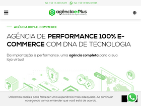 'agenciaeplus.com.br' screenshot