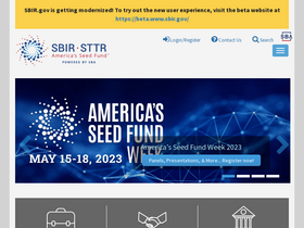 'sbir.gov' screenshot