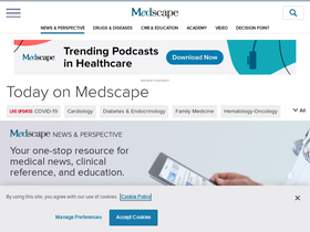 'medscape.com' screenshot