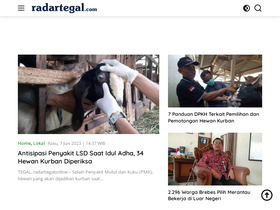 'radartegal.com' screenshot