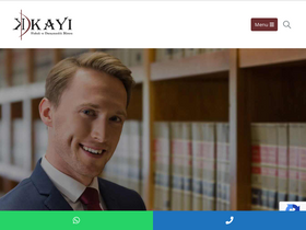'kayihukuk.com.tr' screenshot