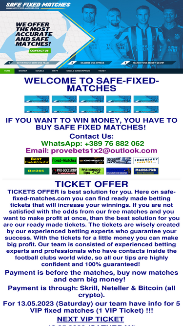 best safe fixed matches