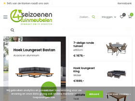 '4seizoenentuinmeubelen.nl' screenshot