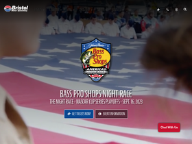 'bristolmotorspeedway.com' screenshot