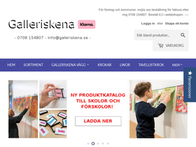 galleriskena.se homepage screenshot