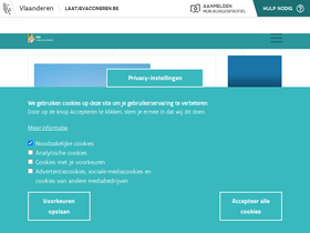 'laatjevaccineren.be' screenshot
