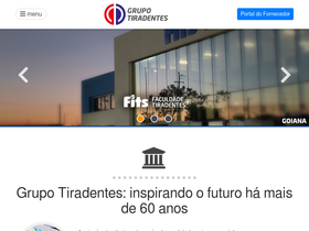 'grupotiradentes.com' screenshot