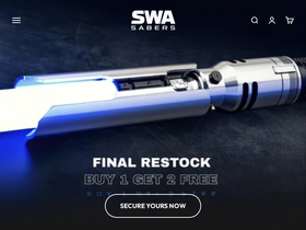 SWA Sabers website screenshot