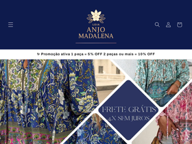 lojaanjomadalena.com homepage screenshot
