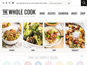 'thewholecook.com' screenshot