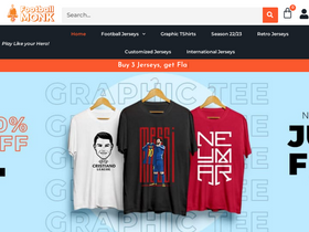 'footballmonk.in' screenshot