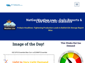 'natgasweather.com' screenshot