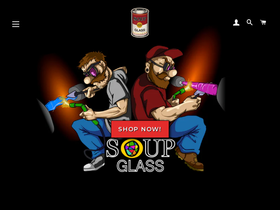 soupglass.com homepage screenshot