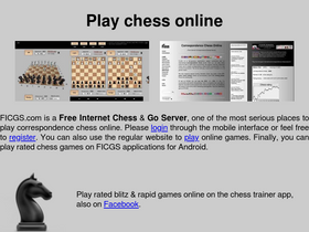 Play Chess • FICGS free games Game for Android - Download