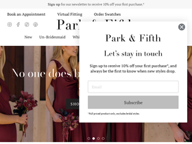 parkandfifthco.com homepage screenshot