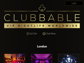 'clubbable.com' screenshot