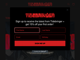 tidebringer.ca homepage screenshot