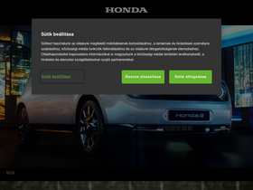 'honda.hu' screenshot