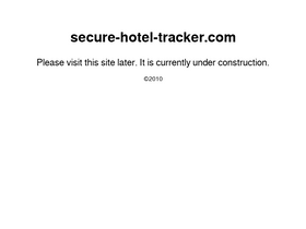 'secure-hotel-tracker.com' screenshot
