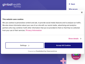 'foyerglobalhealth.com' screenshot