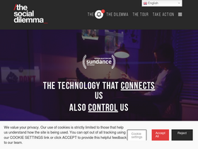 'thesocialdilemma.com' screenshot