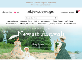 'recollections.biz' screenshot