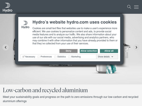 'hydro.com' screenshot