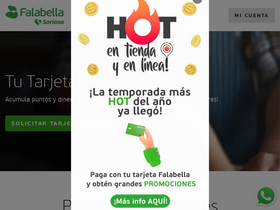 'falabella.com.mx' screenshot