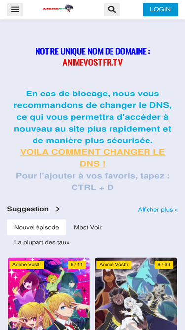 Vostfree - Animes VF et VOSTFR en Streaming et Téléchargement Gratuit