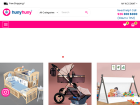 'hunyhuny.com' screenshot