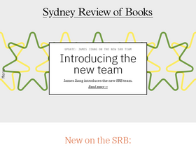 'sydneyreviewofbooks.com' screenshot
