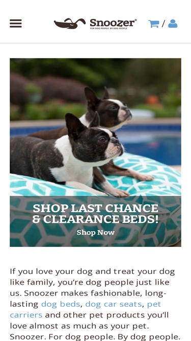 snoozerpetproducts.com