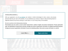 'lejournaldesentreprises.com' screenshot