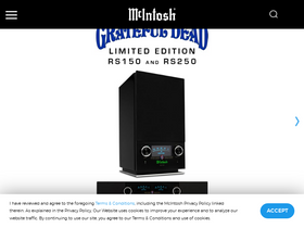 'mcintoshlabs.com' screenshot