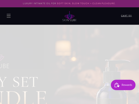 skinlube.com homepage screenshot