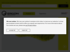 'ergonbike.com' screenshot