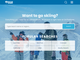 'onthesnow.com' screenshot