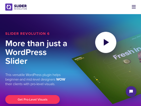 'sliderrevolution.com' screenshot