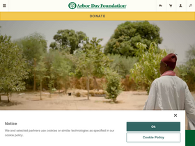 'arborday.org' screenshot