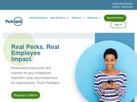 'perkspot.com' screenshot