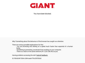 'recipecenter.giantfoodstores.com' screenshot