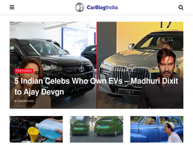 'carblogindia.com' screenshot