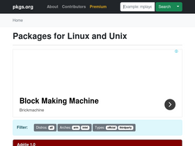 'opensuse.pkgs.org' screenshot