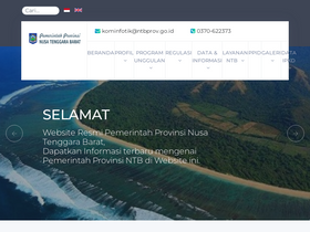 'dpu.ntbprov.go.id' screenshot