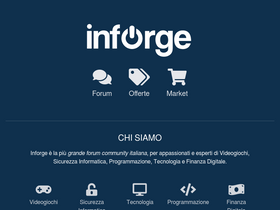 'inforge.net' screenshot